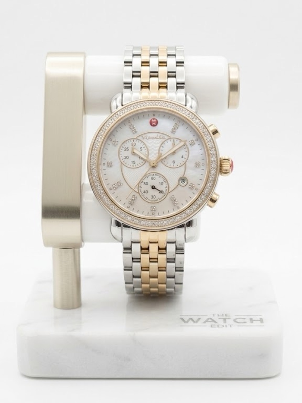 Two-Tone Gold and Silver Women's Bracelet Watch - Swiss Mërdik Style